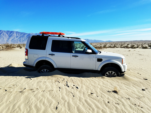 Stuck in sand